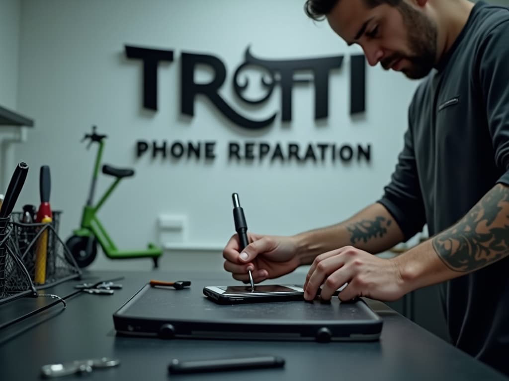 Réparation Batterie à Ableiges - TROTTIPHONE