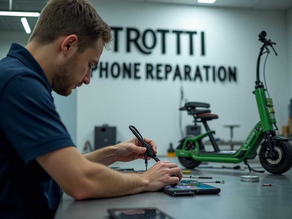Réparation Batterie à Arronville - TROTTIPHONE