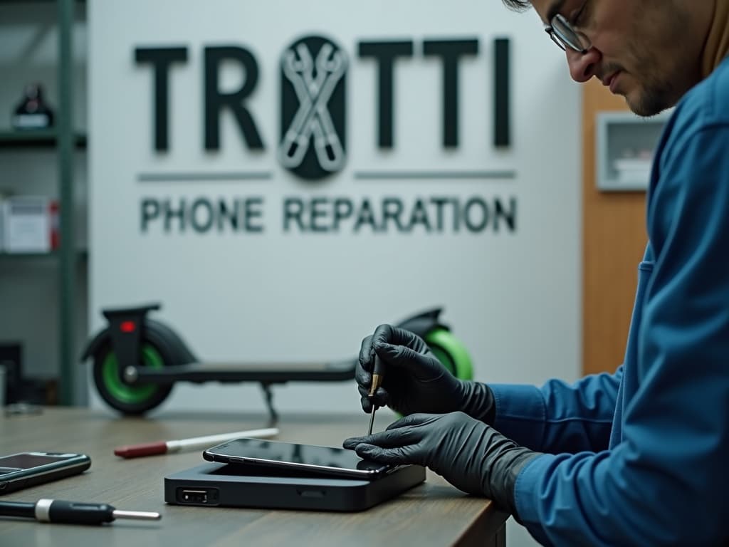 Réparation Batterie à Chérence - TROTTIPHONE