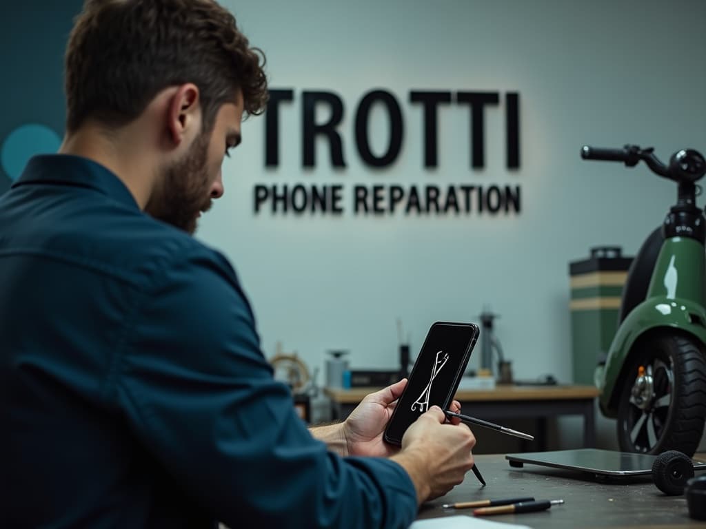 Réparation Batterie à Énerville - TROTTIPHONE