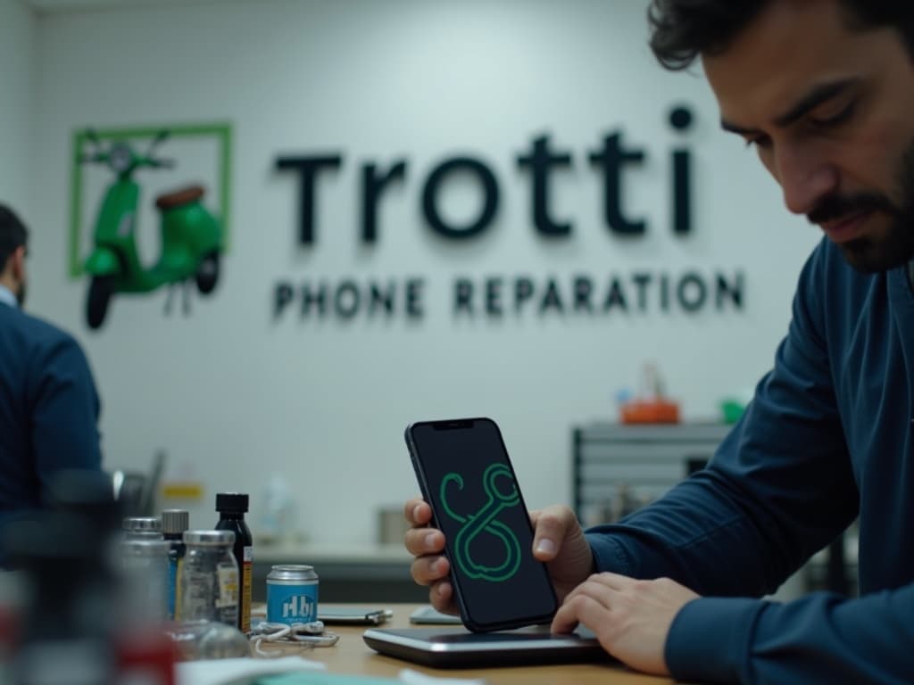 Réparation Batterie à Haute-Isle - TROTTIPHONE