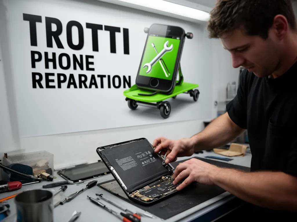 Réparation Batterie à Le Perchay - TROTTIPHONE