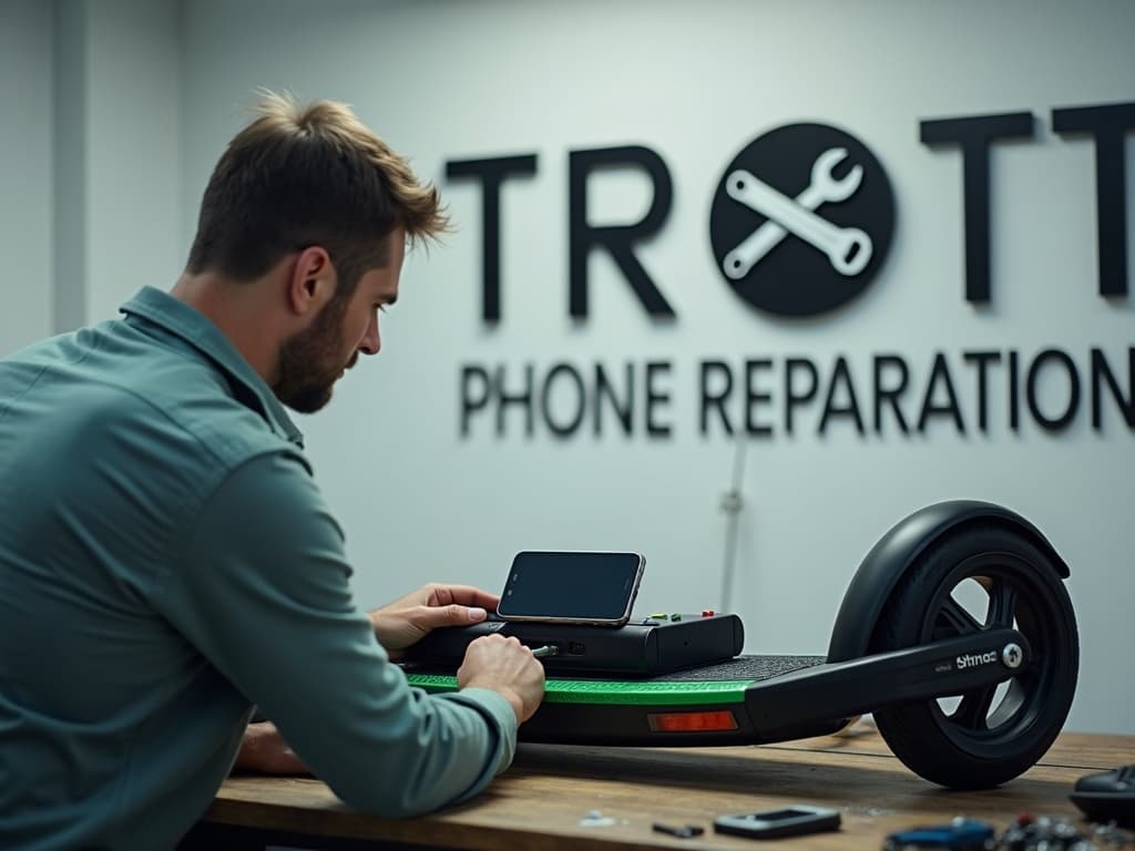 Réparation Batterie à Cergy - TROTTIPHONE