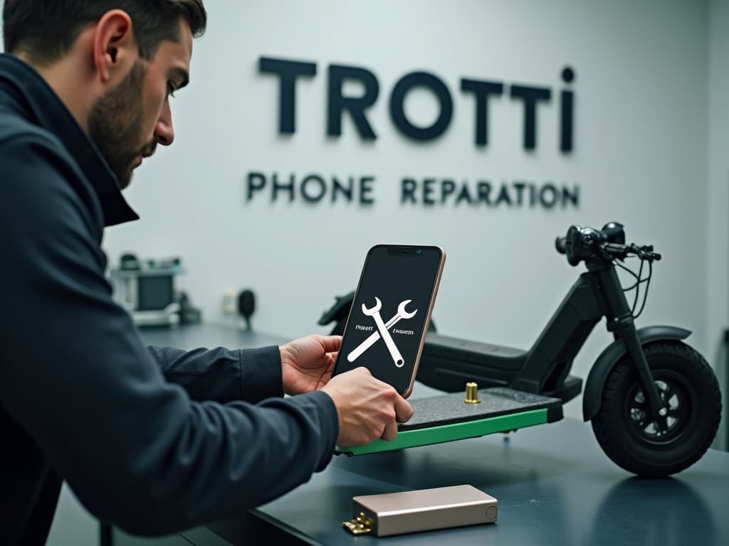 Réparation Batterie à Haravilliers - TROTTIPHONE