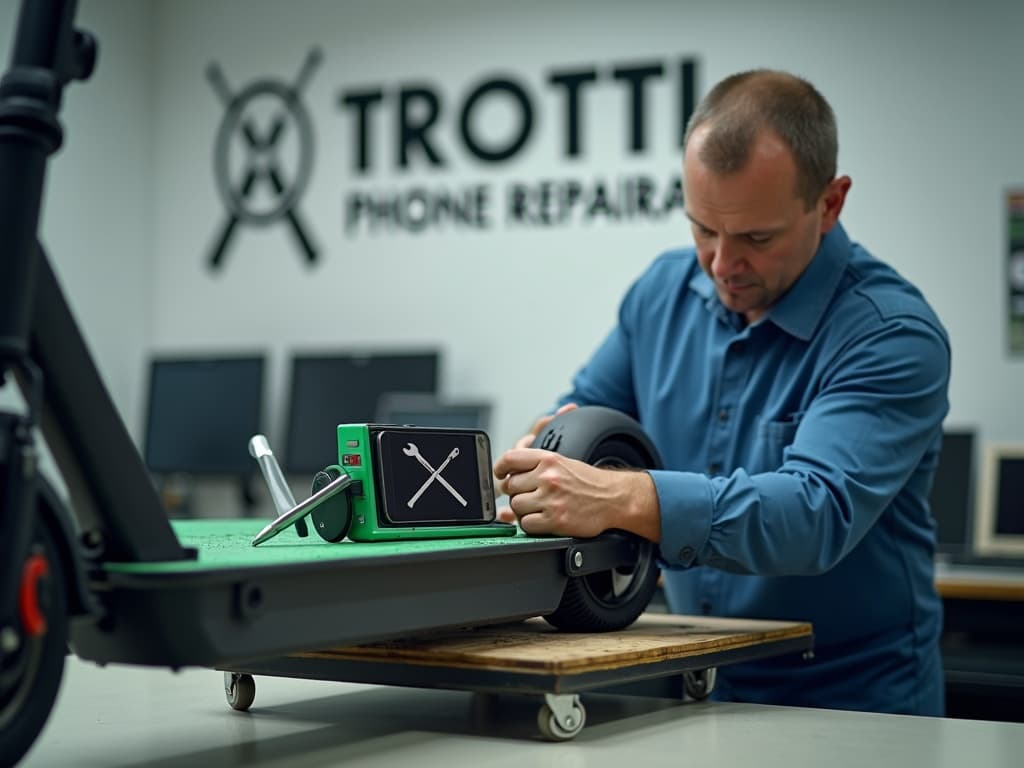 Réparation Batterie à Pontoise - TROTTIPHONE