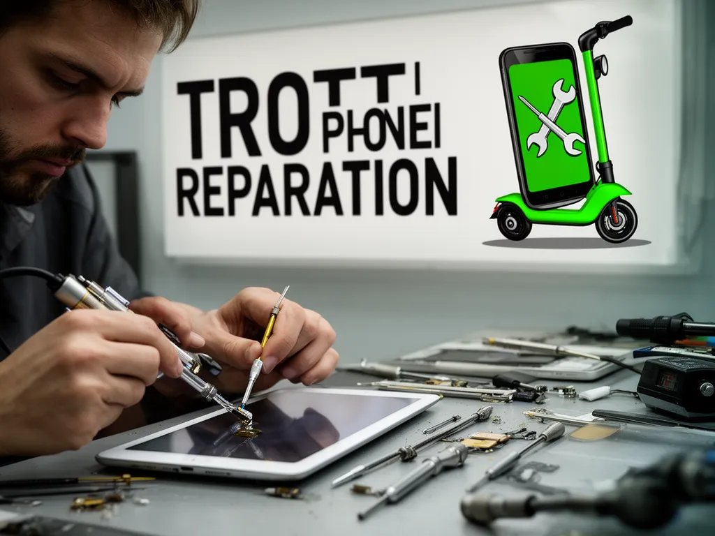 Réparation Connecteur de charge à Marly-la-Ville - TROTTIPHONE