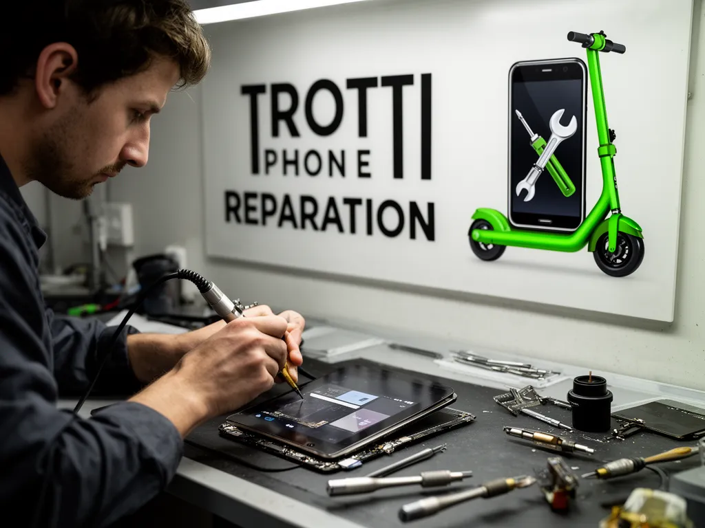 Réparation Connecteur de charge à Nerville-la-Forêt - TROTTIPHONE