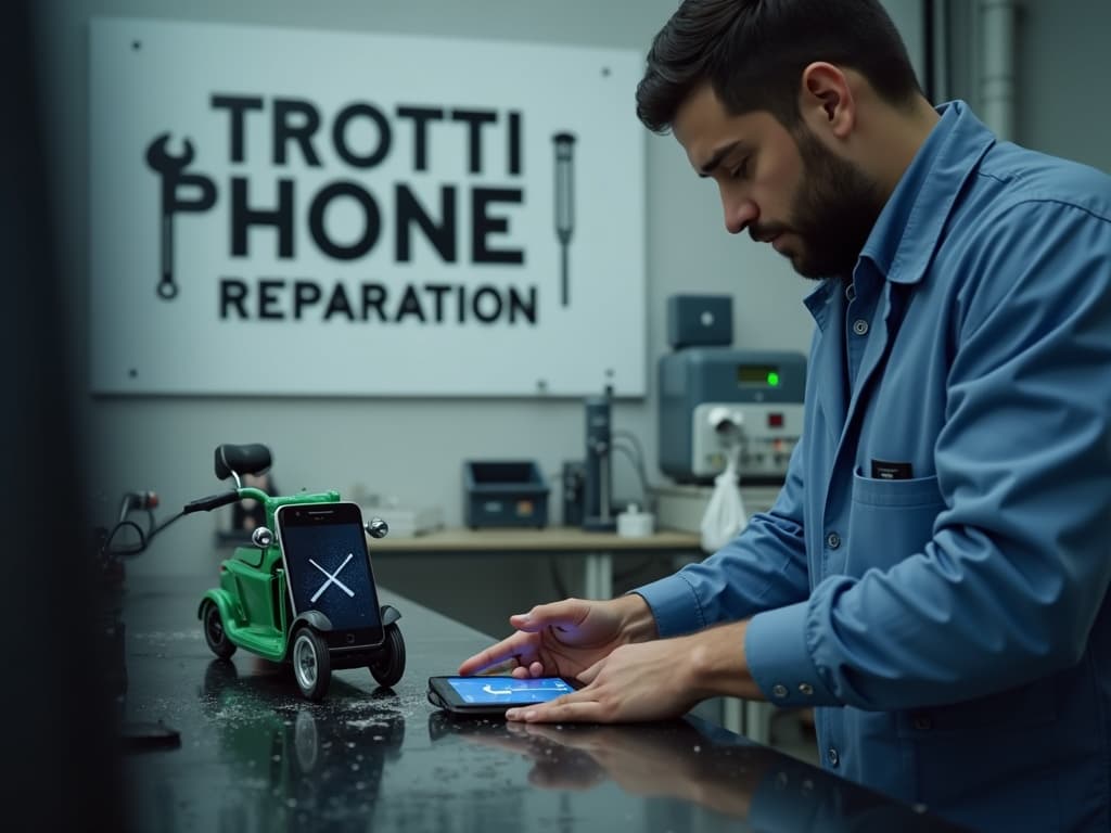 Réparation Désoxydation (eau) à Ableiges - TROTTIPHONE