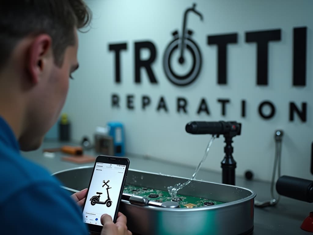 Réparation Désoxydation (eau) à Ambleville - TROTTIPHONE