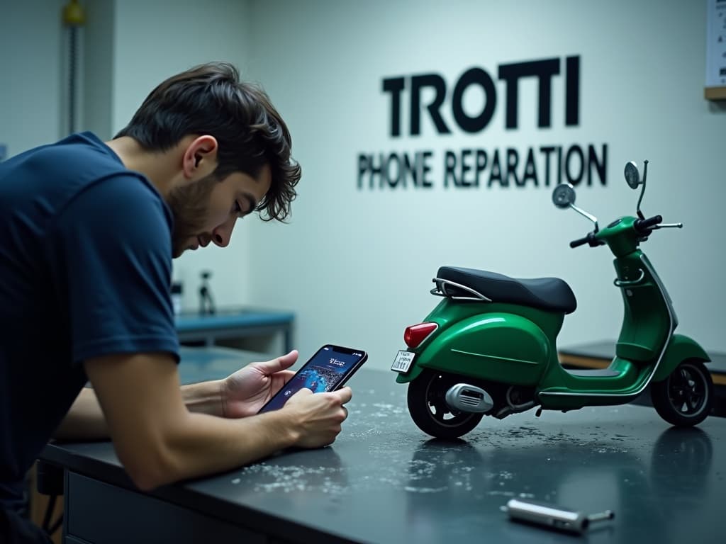 Réparation Désoxydation (eau) à Chars - TROTTIPHONE