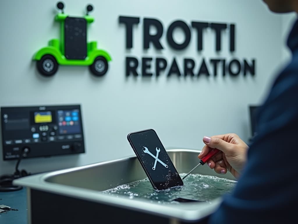 Réparation Désoxydation (eau) à Chauvry - TROTTIPHONE