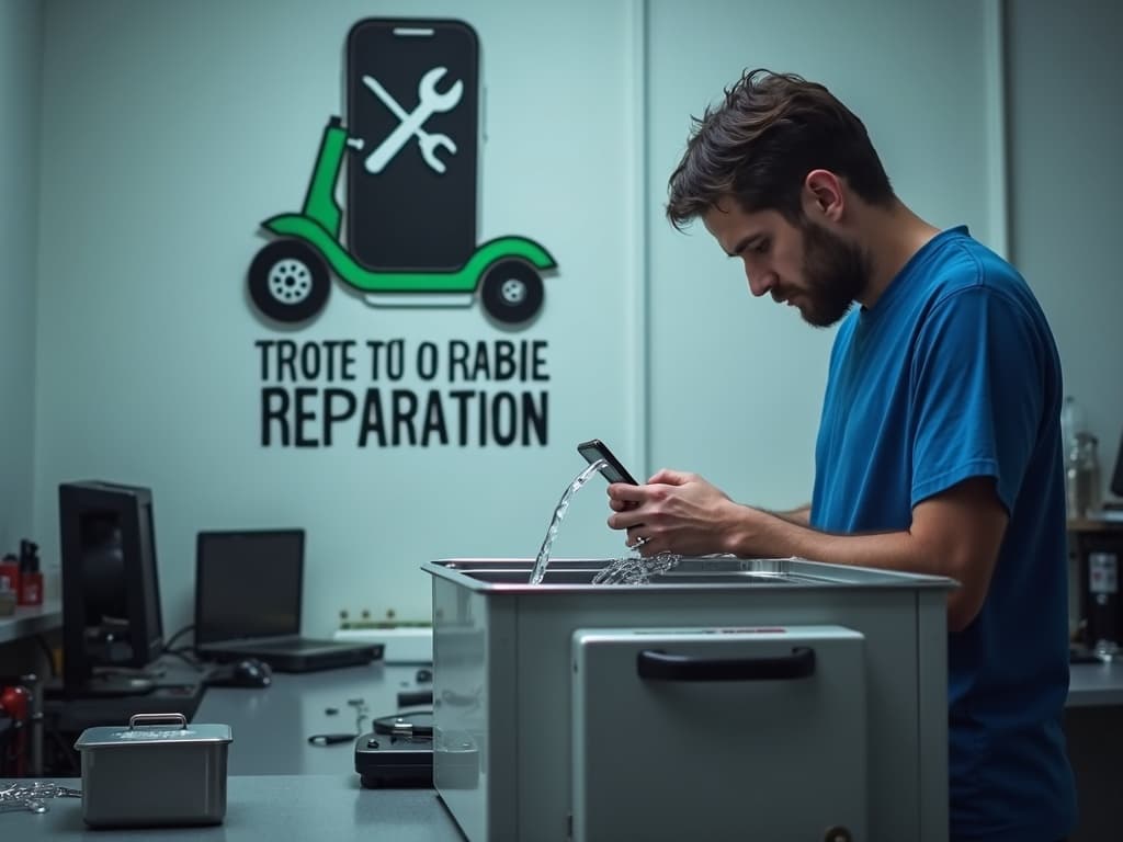 Réparation Désoxydation (eau) à Haute-Isle - TROTTIPHONE