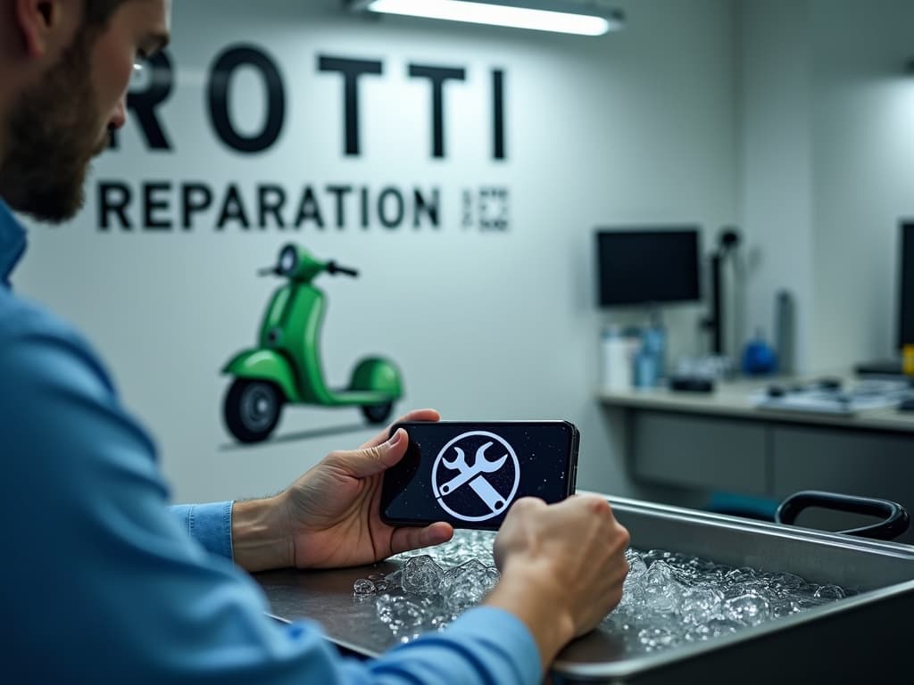 Réparation Désoxydation (eau) à L'Isle-Adam - TROTTIPHONE