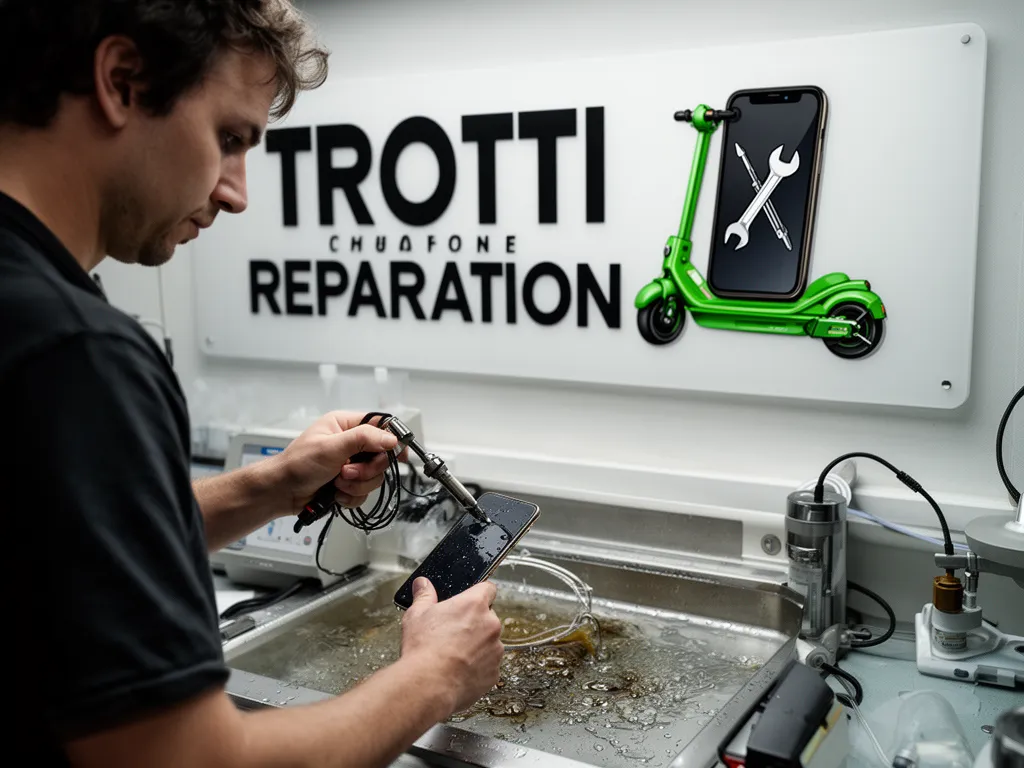 Réparation Désoxydation (eau) à Le Mesnil-Aubry - TROTTIPHONE