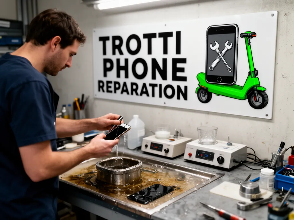 Réparation Désoxydation (eau) à Le Perchay - TROTTIPHONE