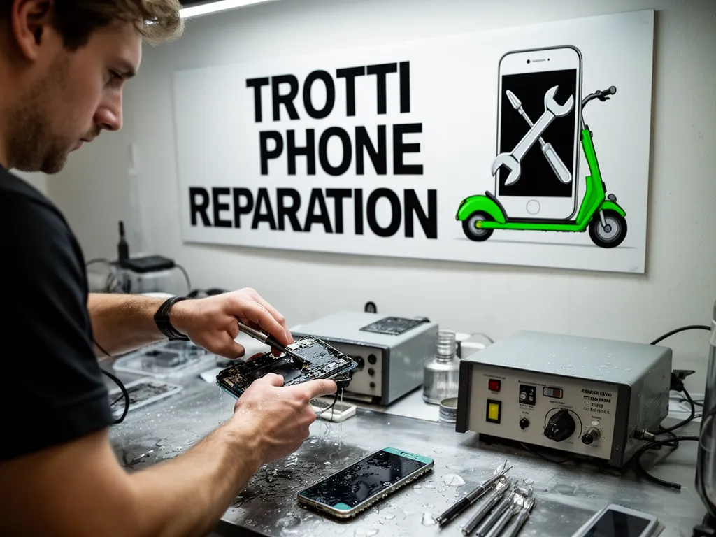 Réparation Désoxydation (eau) à Le Plessis-Bouchard - TROTTIPHONE