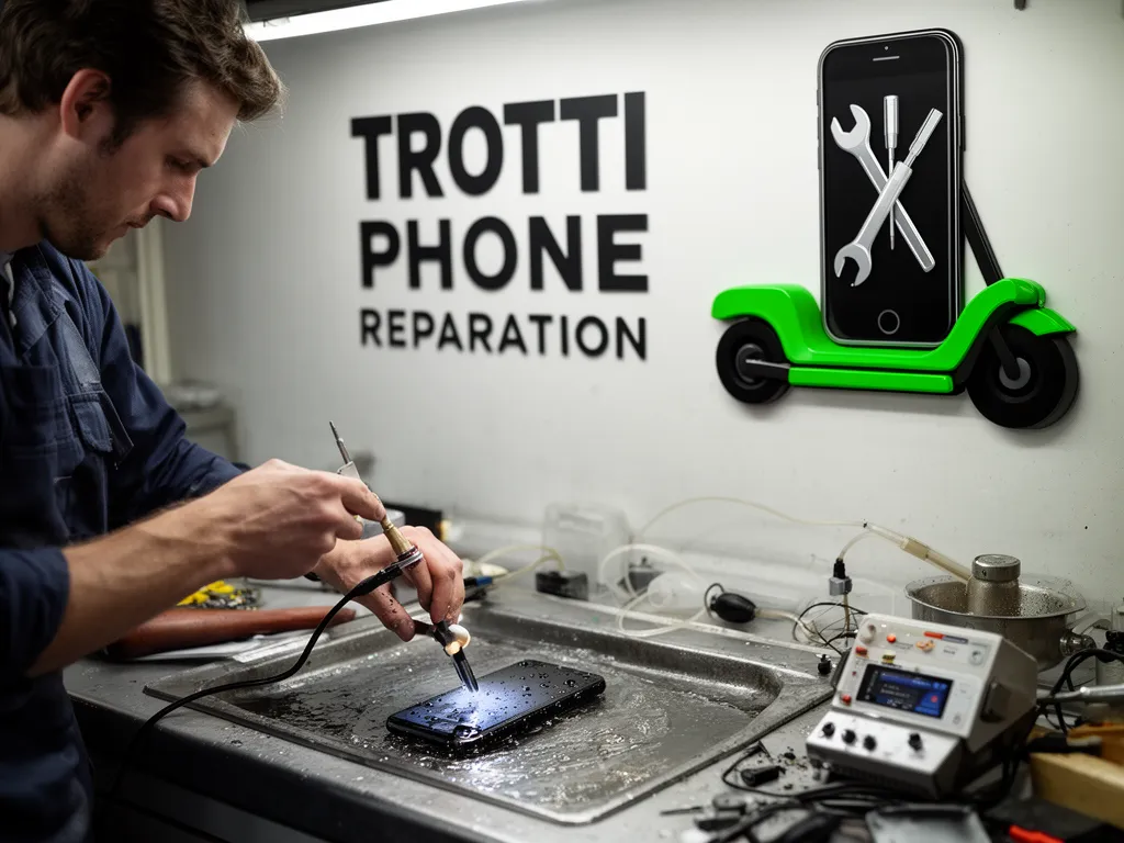 Réparation Désoxydation (eau) à Livilliers - TROTTIPHONE