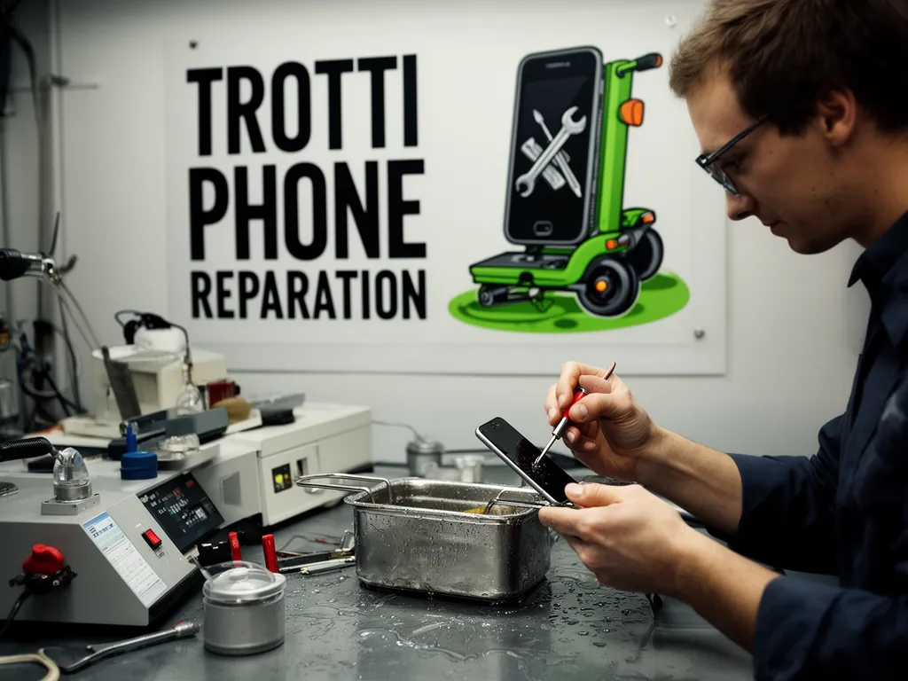 Réparation Désoxydation (eau) à Luzarches - TROTTIPHONE