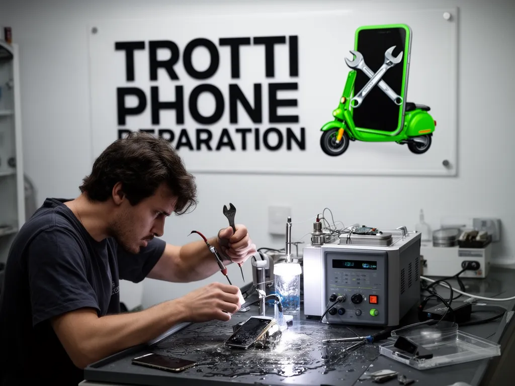 Réparation Désoxydation (eau) à Menucourt - TROTTIPHONE