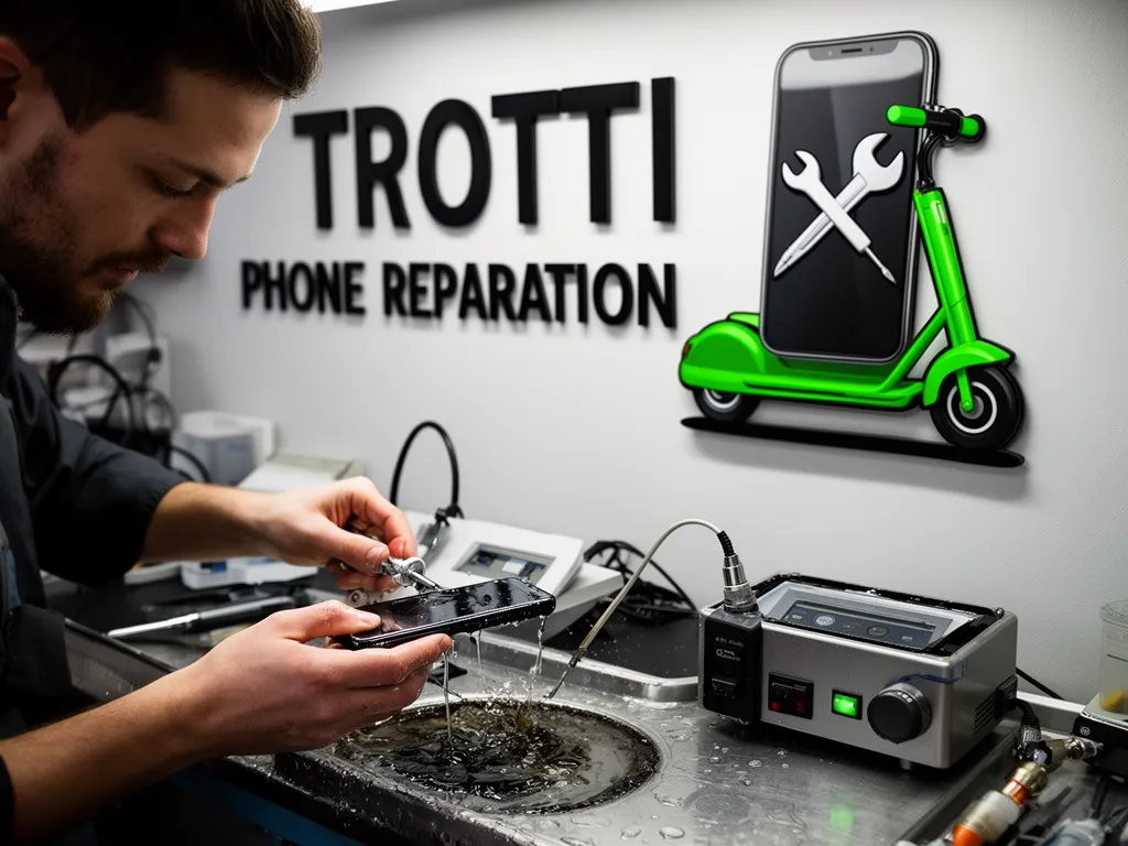 Réparation Désoxydation (eau) à Moisselles - TROTTIPHONE