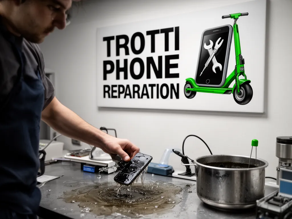 Réparation Désoxydation (eau) à Mours - TROTTIPHONE