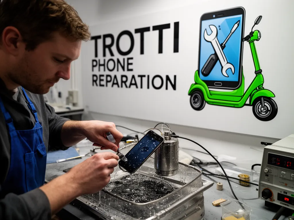 Réparation Désoxydation (eau) à Moussy - TROTTIPHONE