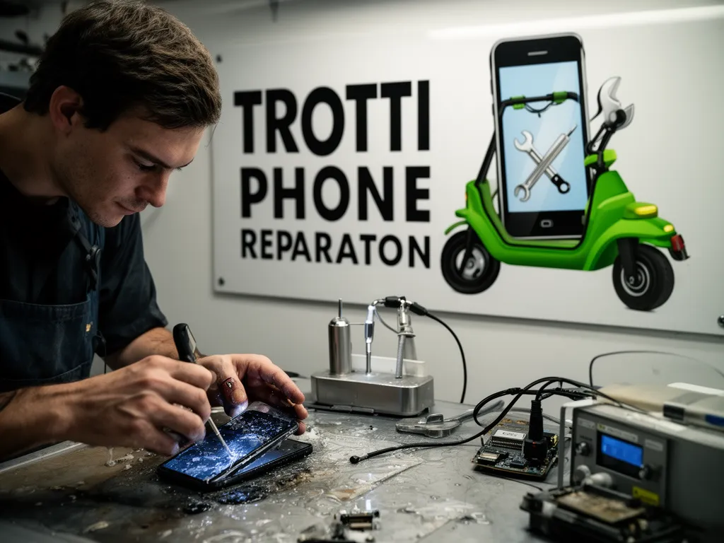 Réparation Désoxydation (eau) à Omerville - TROTTIPHONE