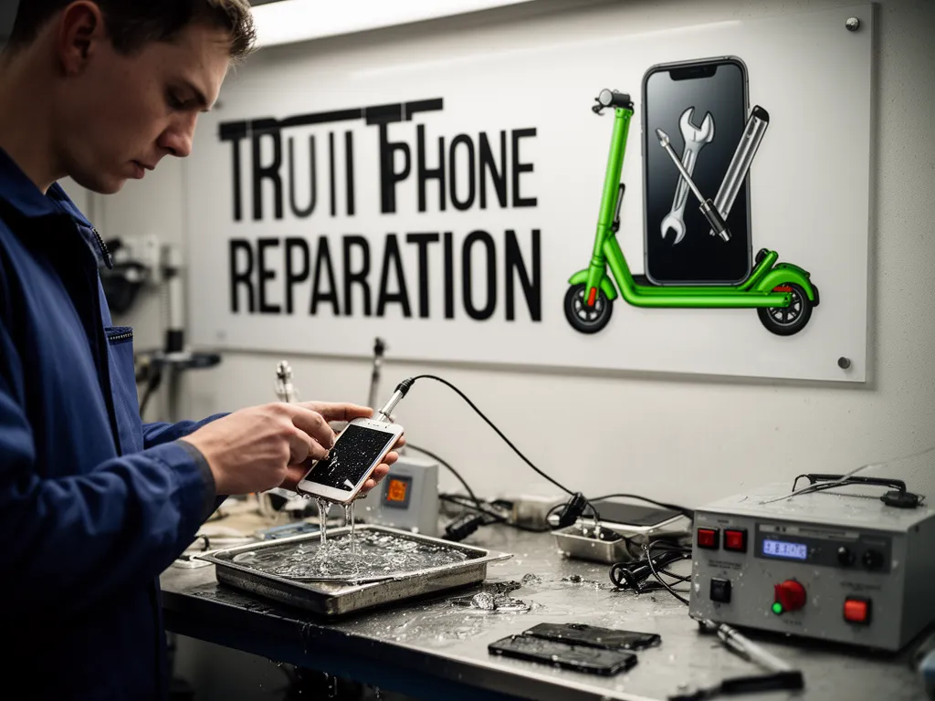 Réparation Désoxydation (eau) à Presles - TROTTIPHONE