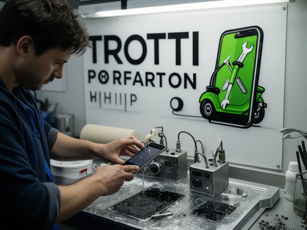 Réparation Désoxydation (eau) à Puiseux-en-France - TROTTIPHONE