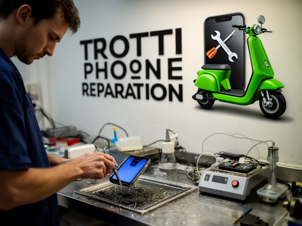 Réparation Désoxydation (eau) à Vaudherland - TROTTIPHONE