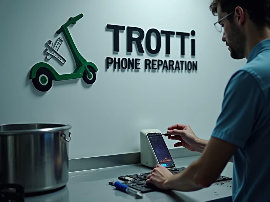 Réparation Désoxydation (eau) à Vauréal - TROTTIPHONE