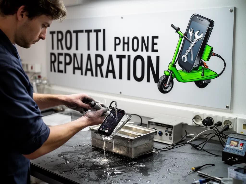 Réparation Désoxydation (eau) à Villeron - TROTTIPHONE