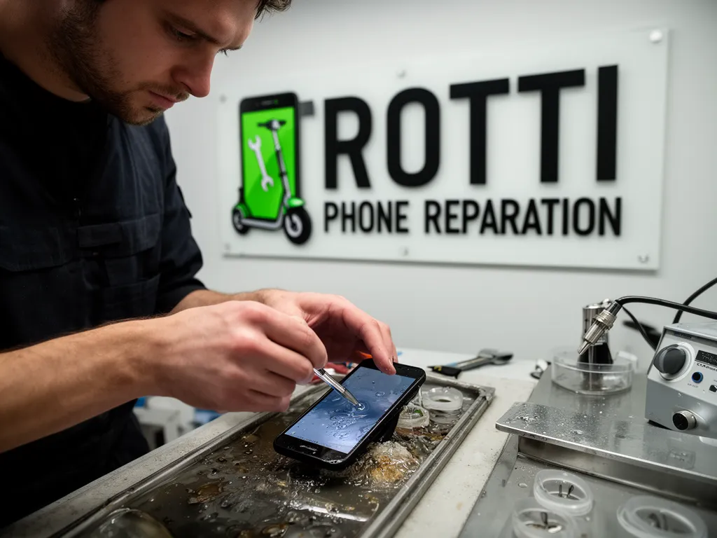 Réparation Désoxydation (eau) à Villiers-le-Sec - TROTTIPHONE