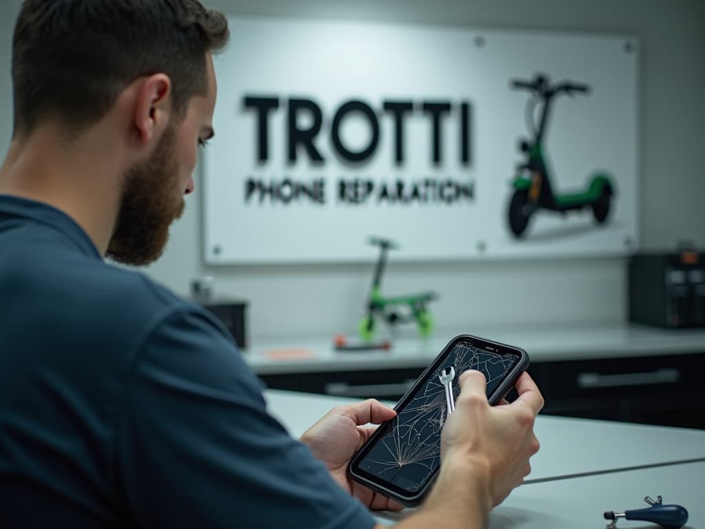 Réparation Écran / Vitre tactile à Chaussy - TROTTIPHONE