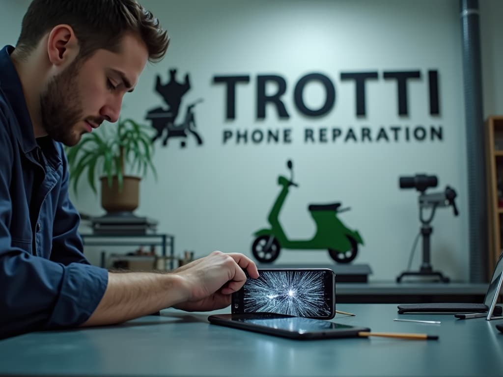 Réparation Écran / Vitre tactile à Genainville - TROTTIPHONE