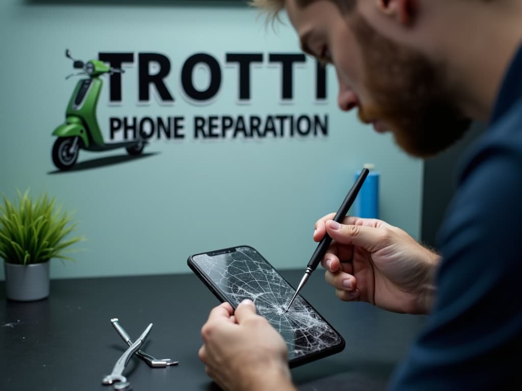 Réparation Écran / Vitre tactile à Haravilliers - TROTTIPHONE