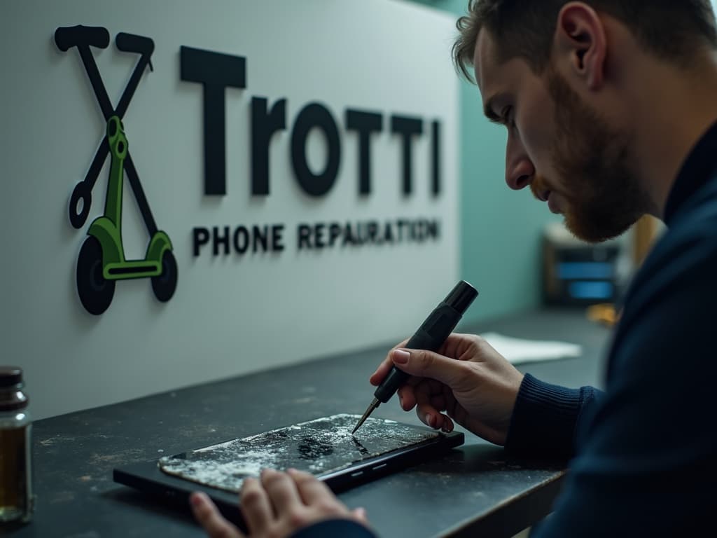 Réparation Écran / Vitre tactile à Saint-Ouen-l'Aumône - TROTTIPHONE