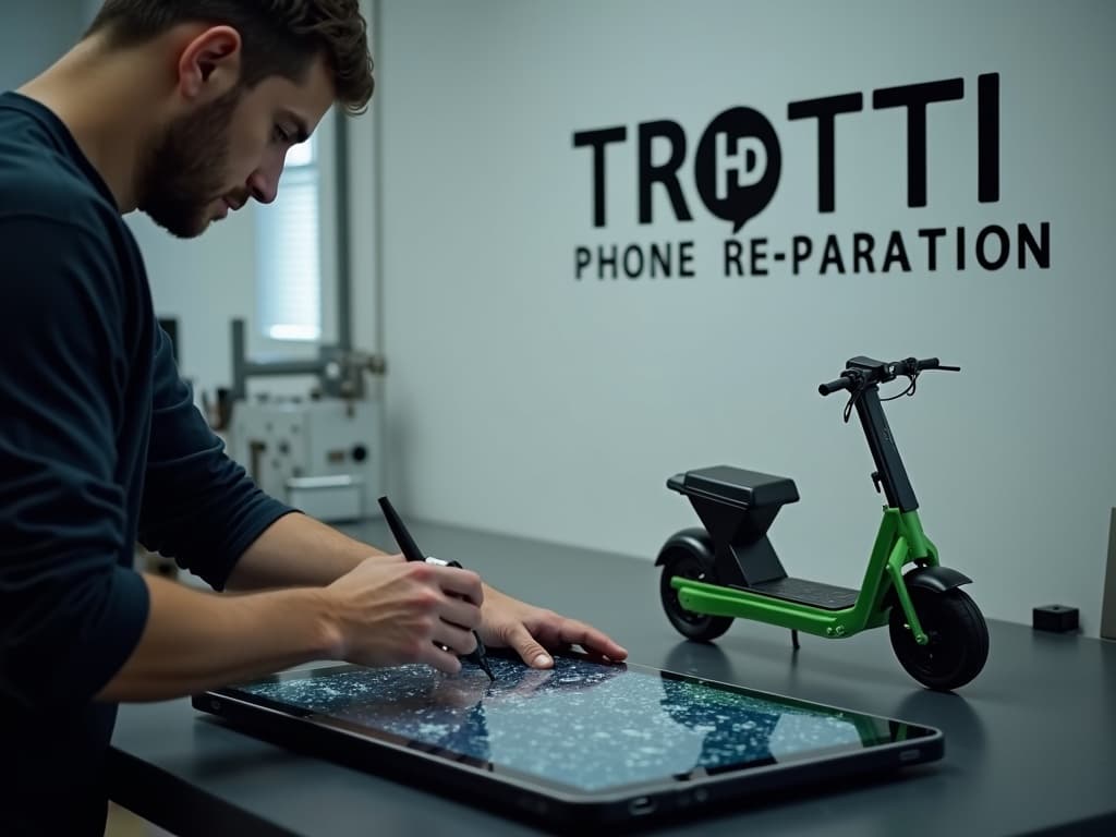 Réparation Écran / Vitre tactile à Amenucourt - TROTTIPHONE