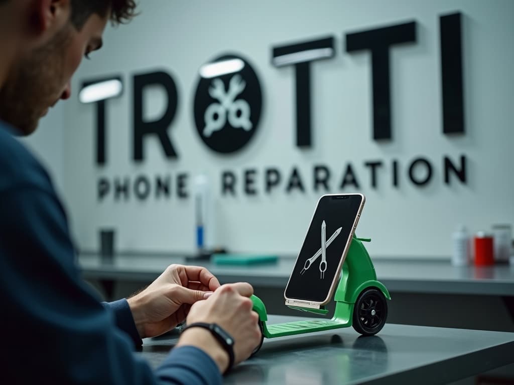 Réparation Écran / Vitre tactile à Andrésy - TROTTIPHONE