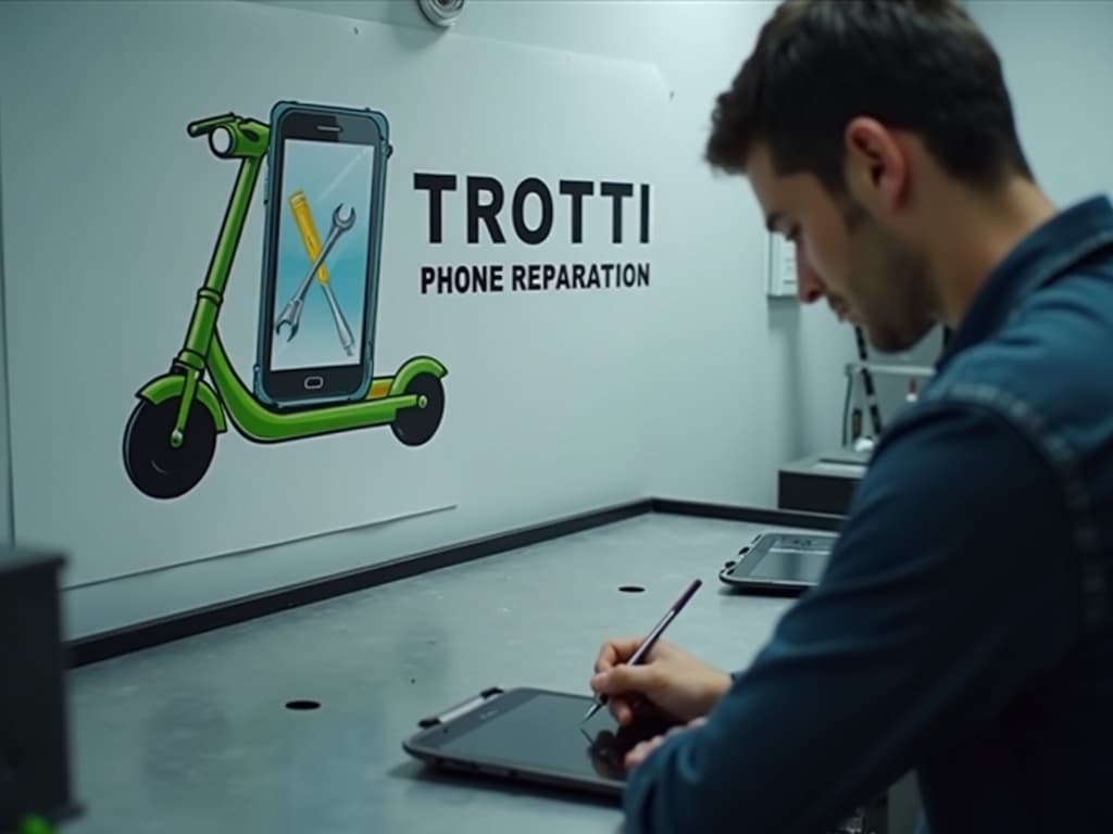 Réparation Écran / Vitre tactile à Cergy - TROTTIPHONE