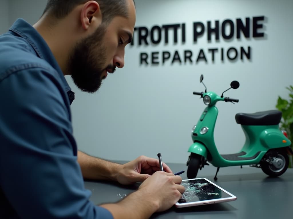 Réparation Écran / Vitre tactile à Fosses - TROTTIPHONE