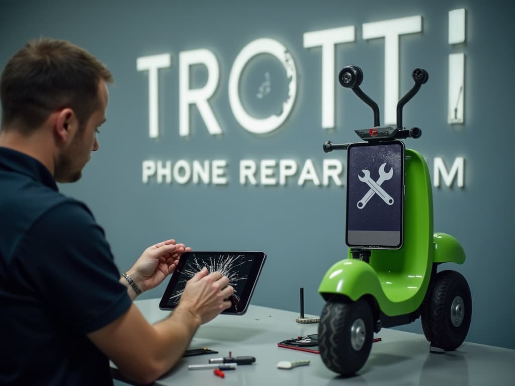 Réparation Écran / Vitre tactile à Genainville - TROTTIPHONE