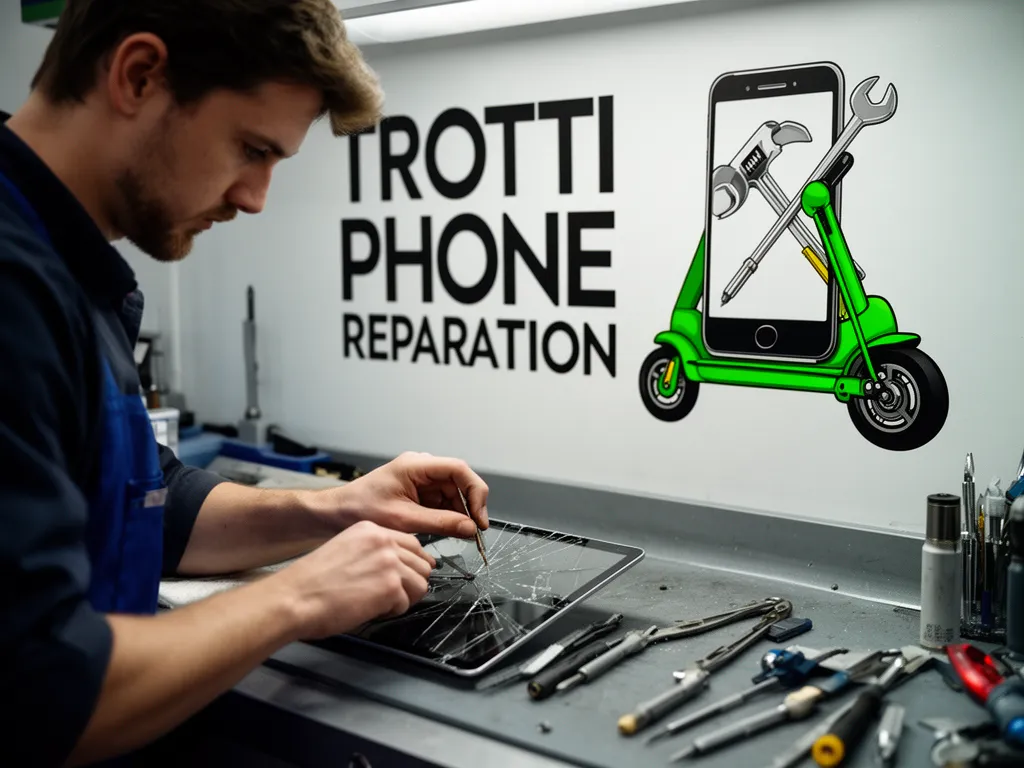 Réparation Écran / Vitre tactile à Le Perchay - TROTTIPHONE