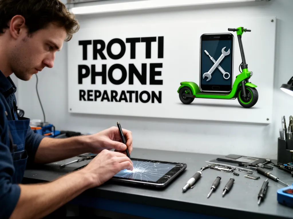 Réparation Écran / Vitre tactile à Le Thillay - TROTTIPHONE