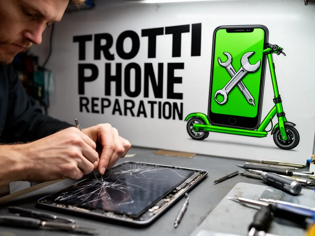 Réparation Écran / Vitre tactile à Puiseux-en-France - TROTTIPHONE