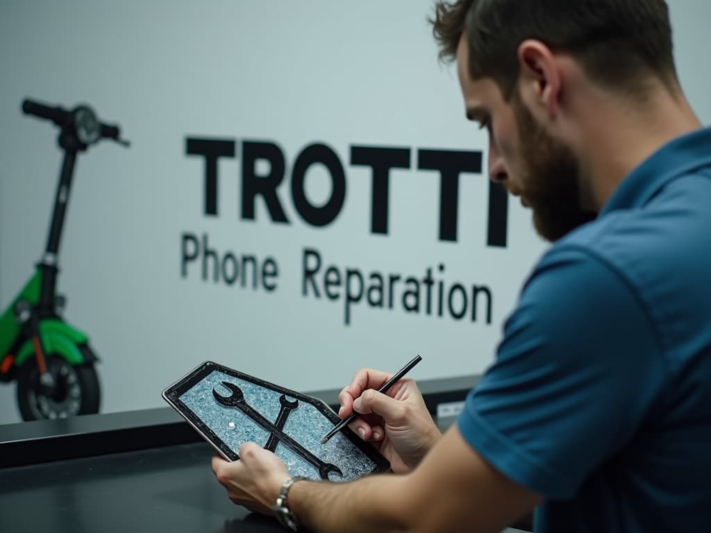 Réparation Écran / Vitre tactile à Saint-Ouen-l'Aumône - TROTTIPHONE