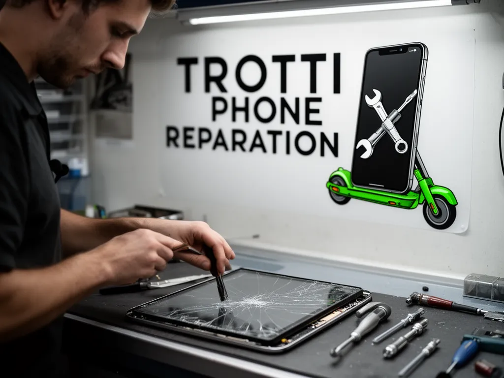 Réparation Écran / Vitre tactile à Vigny - TROTTIPHONE