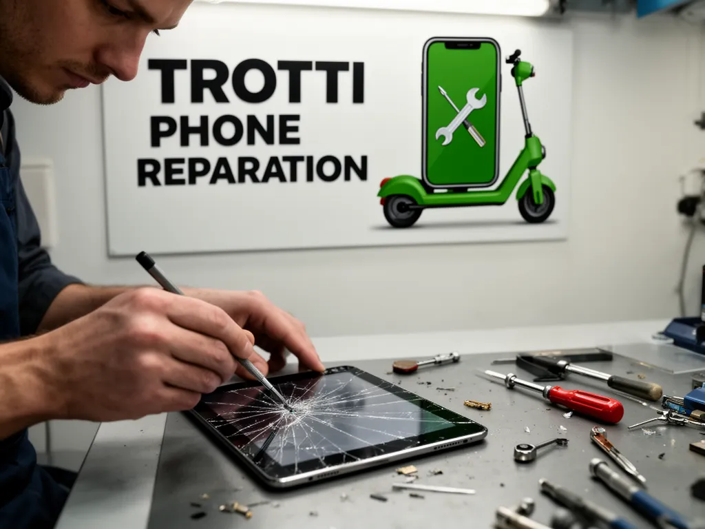 Réparation Écran / Vitre tactile à Villaines-sous-Bois - TROTTIPHONE