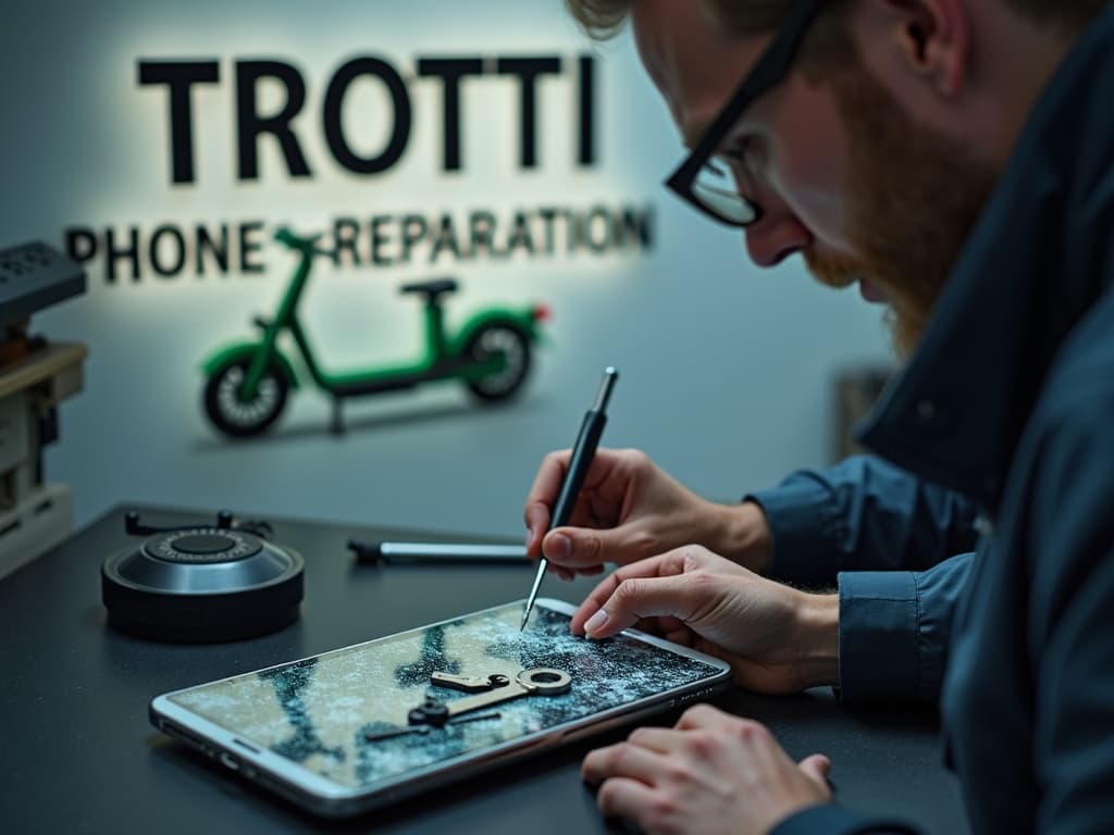 Réparation Écran / Vitre tactile à Vauréal - TROTTIPHONE