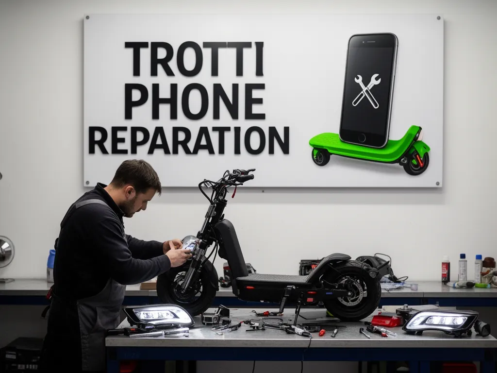 Réparation Feux avant/arrière à Le Mesnil-Aubry - TROTTIPHONE